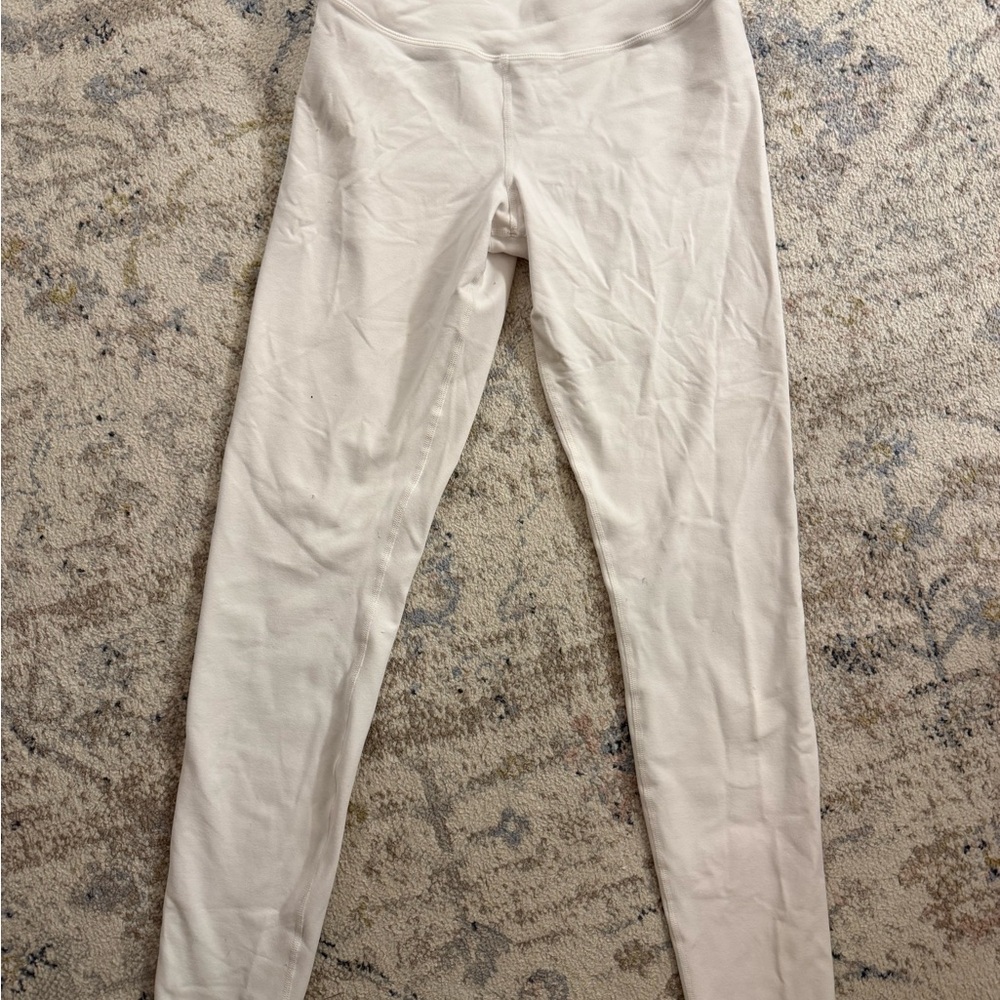 ALO Yoga Cream High-Rise Leggings
